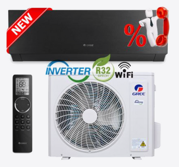 Кондиционер сплит-система Gree Clivia DC inverter GWH24AUDXF-K6DNA1A BLACK GWH24AUDXF-K6DNA1A фото