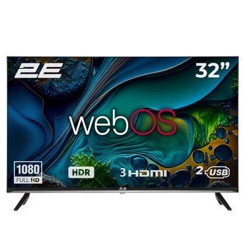 2E Телевизор 32" LED FHD 60Hz Smart WebOS Black 2E-32A07KW фото