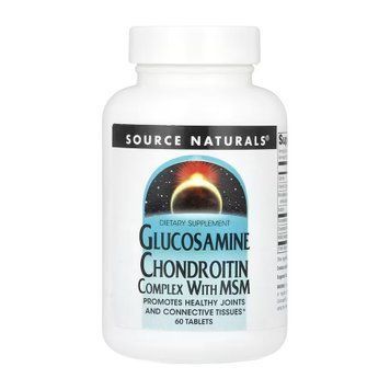 Glucosamine Chondroitin Complex with MSM - 60 tabs Source Naturals