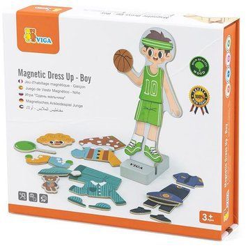 Магнитная игра Viga Toys Одень мальчика (44636) dt_57627 фото