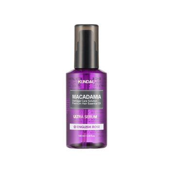 Сироватка для волосся зволожуюча "Англійська Троянда" Kundal Macadamia Ultra Hair Serum English Rose 100ml, 100ml