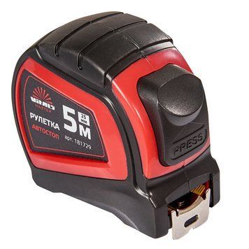 Рулетка 5 м &times; 25 мм автостоп Vitals Master V181729 фото