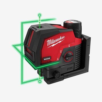 Нівелір лазерний лінійно-точковий акумуляторний MILWAUKEE, M12 CLLP-0C