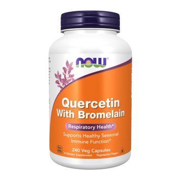 Кверцетин і бромелайн, Quercetin Bromelain, Now Foods, 240 вегетаріанських капсул