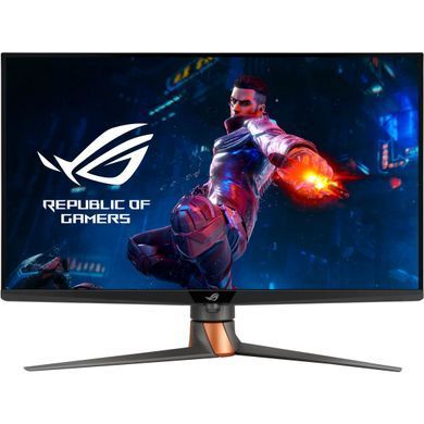 ASUS Монитор 32" ROG Swift PG32UQXR 2xHDMI, 2xDP, 2xUSB, IPS, 3840x2160, 160Hz, 1ms, sRGB 160%, FreeSync, HAS, HDR1000 90LM0833-B01370 фото