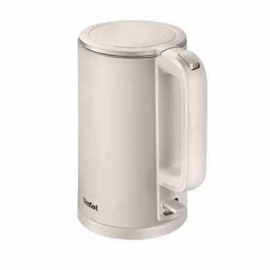 Tefal Електрочайник Thermo Protect, 1.5л, пластик, нержавіюча сталь, бежевий (384102) KO140BE0 фото