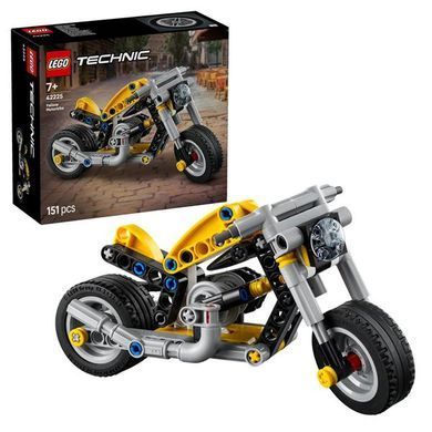 Конструктор LEGO Technic Жёлтый мотоцикл 151 деталь (42225) dt_186726 фото