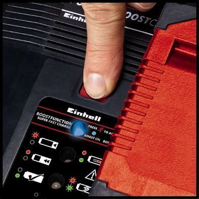 Einhell Зарядний пристрій 18V Power-X-Boostcharger 6 A, PXC, 0.83 кг (362838)