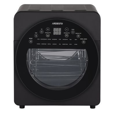 Мультипечь ARDESTO 1700Вт, объем-14.5л, сенсорное управление, 50-220&deg;C, нержав.сталь/пластик, серо-черный (376975) AIFO-A145 фото