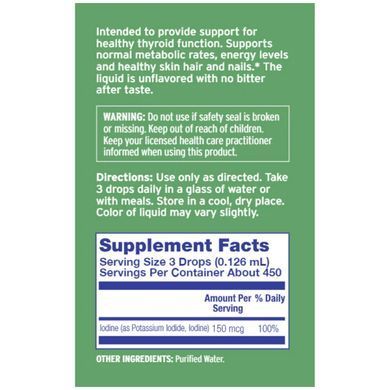 Liquid Iodine Plus - 2fl oz Life-flo