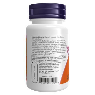 CoQ10 60mg - 60vcaps Now Foods
