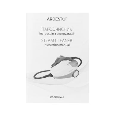 ARDESTO Пароочисник, 2000Вт, мл, 4Бар, білий+ синій (384227) STC-C2000W4-0 фото