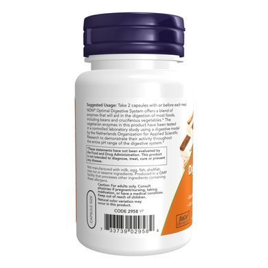 Травні ферменти NOW Foods (Digestive System) 90 капсул