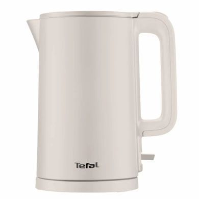 Tefal Електрочайник Thermo Protect, 1.5л, пластик, нержавіюча сталь, бежевий (384102) KO140BE0 фото