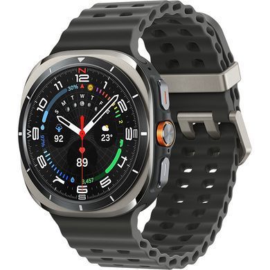 Samsung Смарт-часы Galaxy Watch Ultra 47мм LTE (L705) 1.47", 480x480, sAMOLED, BT 5.3, NFC, 2/32ГБ, серебристий титановий SM-L705FZTASEK фото