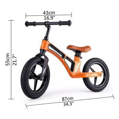 Біговел Hape Нове дослідження двоколісний 12" помаранчевий (E1081), оранжевый