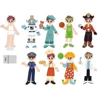 Магнитная игра Viga Toys Одень мальчика (44636) dt_57627 фото