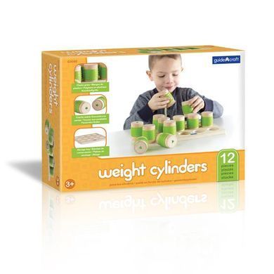 Тактильна гра Guidecraft Manipulatives Вагові циліндри (G5085) dt_2174 фото