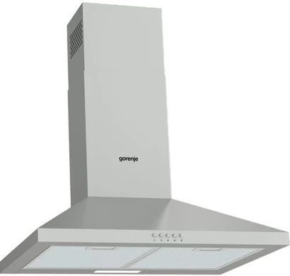 Gorenje Витяжка купольна, 60см, 450м3ч, нерж (374133) WHC629E4X фото