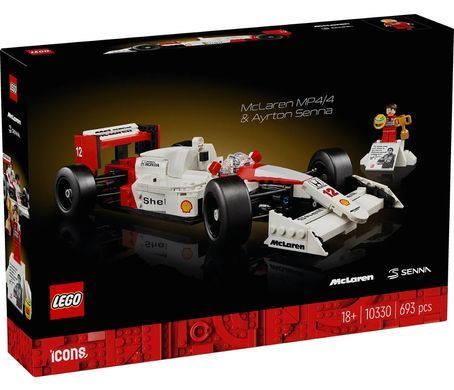 Конструктор LEGO Icons McLaren MP4/4 і Айртон Сенна (380178)