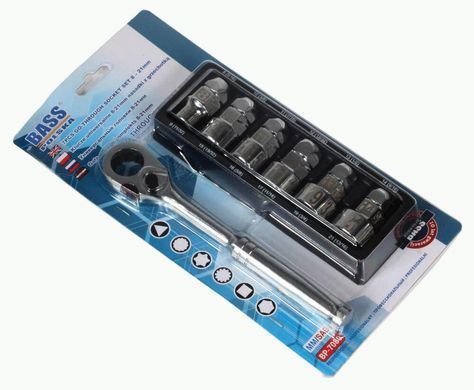 Універсальний гайковий ключ з торцевими головками Bass Polska BP-7080 BP-7080 фото