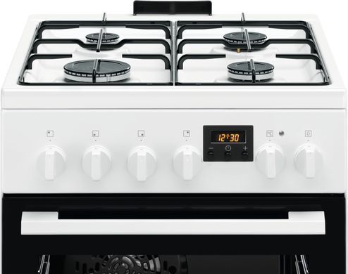 Electrolux Плита комбінована, 57л, 50x60см, дисплей, конвекція, білий (382771) LKK540232W фото