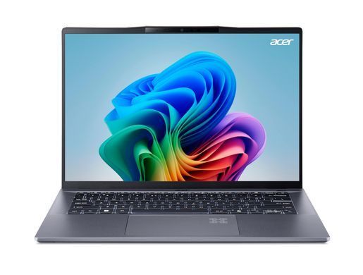Acer Ноутбук Swift Go 14 AI SFG14-01 14.5" WQXGA IPS, Quallcomm X1P-42100, 16GB, F1TB, UMA, Win11, сірий (382386) NX.KYXEU.005 фото