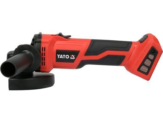 Шліфмашини: кутова і пряма акумуляторні YATO: Li-Ion, 18В, 4АГод, диск &Oslash;=125мм з повільн. стартом YT-828296 фото