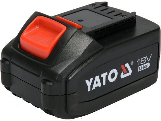 Шліфмашини: кутова і пряма акумуляторні YATO: Li-Ion, 18В, 4АГод, диск &Oslash;=125мм з повільн. стартом YT-828296 фото