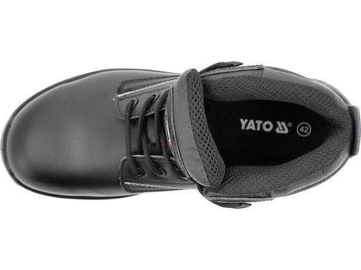 Ботинки рабочие кожаные YATO TARAN S3, разм. 46, из полиуретан. подошвой