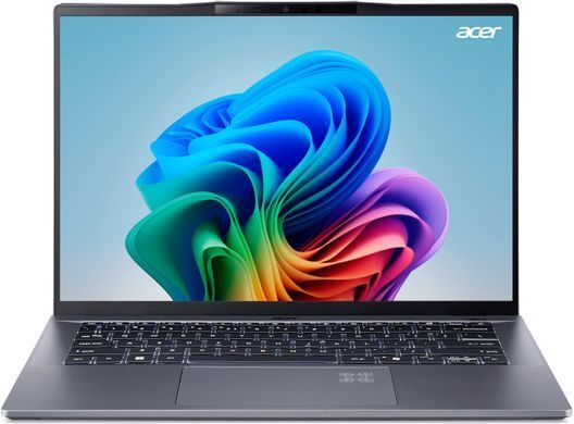 Acer Ноутбук Swift Go 14 AI SFG14-01 14.5" WQXGA IPS, Quallcomm X1P-42100, 16GB, F1TB, UMA, Win11, сірий (382386) NX.KYXEU.005 фото