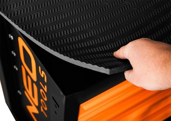 Візок для інструменту NEO TOOLS 84-214, із замком, гумове покриття, 5 ящиків 84-214 фото