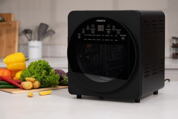 Мультипечь ARDESTO 1700Вт, объем-14.5л, сенсорное управление, 50-220&deg;C, нержав.сталь/пластик, серо-черный (376975) AIFO-A145 фото