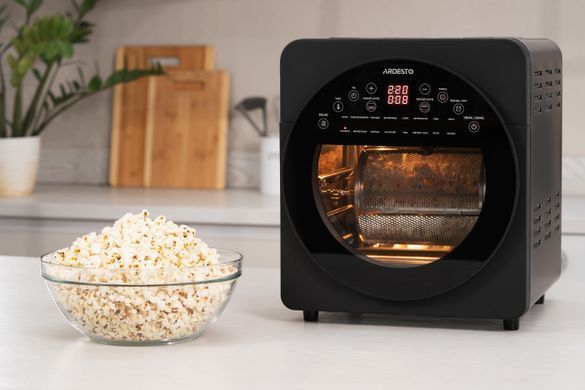 Мультипечь ARDESTO 1700Вт, объем-14.5л, сенсорное управление, 50-220&deg;C, нержав.сталь/пластик, серо-черный (376975) AIFO-A145 фото