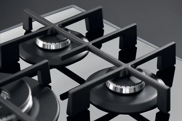 Whirlpool Варочная поверхность газовая, 60см, чугун, конфорка с двойным рядом пламени, нерж GMWL628/IXLEE фото