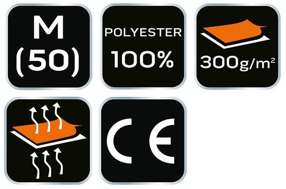 Флисовая толстовка Neo Tools 81-503 графитовая, 100% полиэстер, карманы на молнии