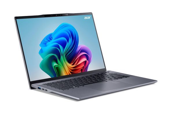 Acer Ноутбук Swift Go 14 AI SFG14-01 14.5" WQXGA IPS, Quallcomm X1P-42100, 16GB, F1TB, UMA, Win11, сірий (382386) NX.KYXEU.005 фото