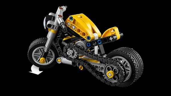 Конструктор LEGO Technic Жёлтый мотоцикл 151 деталь (42225) dt_186726 фото