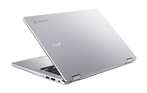 Acer Ноутбук Chromebook Spin CP314-1HN 14" FHD IPS, Intel C N4500, 8GB, F128GB, UMA, ChromeOS, сріблястий (373208) NX.AZ3EU.002 фото