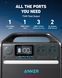 Зарядна станція ANKER 535 PowerHouse - 512Wh/AC 500W/60W 1xPD/3xUSB/1xCar/MPPT A1751311