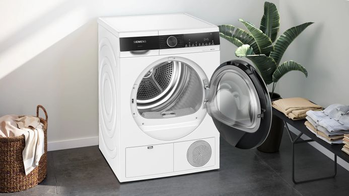 Siemens Сушильна машина тепловий насос, 9кг, A++, 61см, дисплей, білий (363146) WQ41G200UA фото