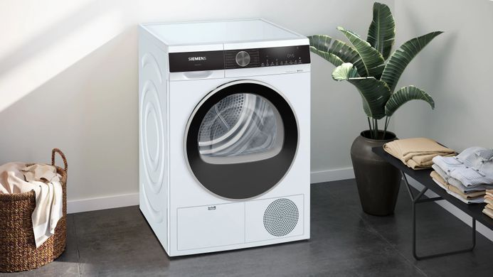 Siemens Сушильна машина тепловий насос, 9кг, A++, 61см, дисплей, білий (363146) WQ41G200UA фото