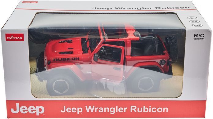 Машинка Rastar JEEP Wrangler Rubicon 1:14 Красный