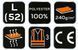 Рабочая кофта Neo Tools 81-745 сигнальная с флисом и капюшоном, видимость днем ​​и ночью L