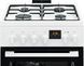 Electrolux Плита комбінована, 57л, 50x60см, дисплей, конвекція, білий (382771) LKK540232W