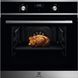 Electrolux Духова шафа електрична, 65л, А, пара, дисплей, конвекція, телескопічні напрямні, чорний+нерж EOD5H70BX