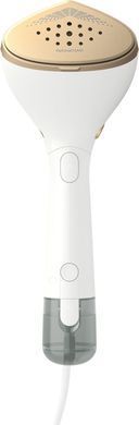 Отпариватель Philips компактный Series 7000, 1500Вт, 100 и 200мл, паровой удар -28гр, перчатка, чехол, нерж. сталь, белый STH7030/10 фото