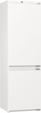 Gorenje Вбуд. холодильник з мороз. камерою, 177х55х54см, 2 двері, 180(68)л, А+, NF+, Зона св-ті, Внутр. диспл, білий (379545) NRKI418EE1 фото