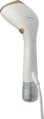 Отпариватель Philips компактный Series 7000, 1500Вт, 100 и 200мл, паровой удар -28гр, перчатка, чехол, нерж. сталь, белый STH7030/10 фото