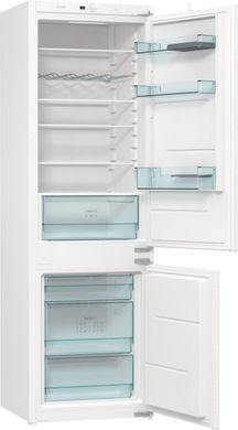 Gorenje Вбуд. холодильник з мороз. камерою, 177х55х54см, 2 двері, 180(68)л, А+, NF+, Зона св-ті, Внутр. диспл, білий (379545) NRKI418EE1 фото